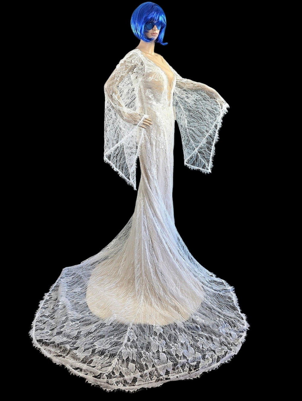 Sorayan Luxury Lace Mermaid Wedding Dress Boho, Beach, Or Traditional!